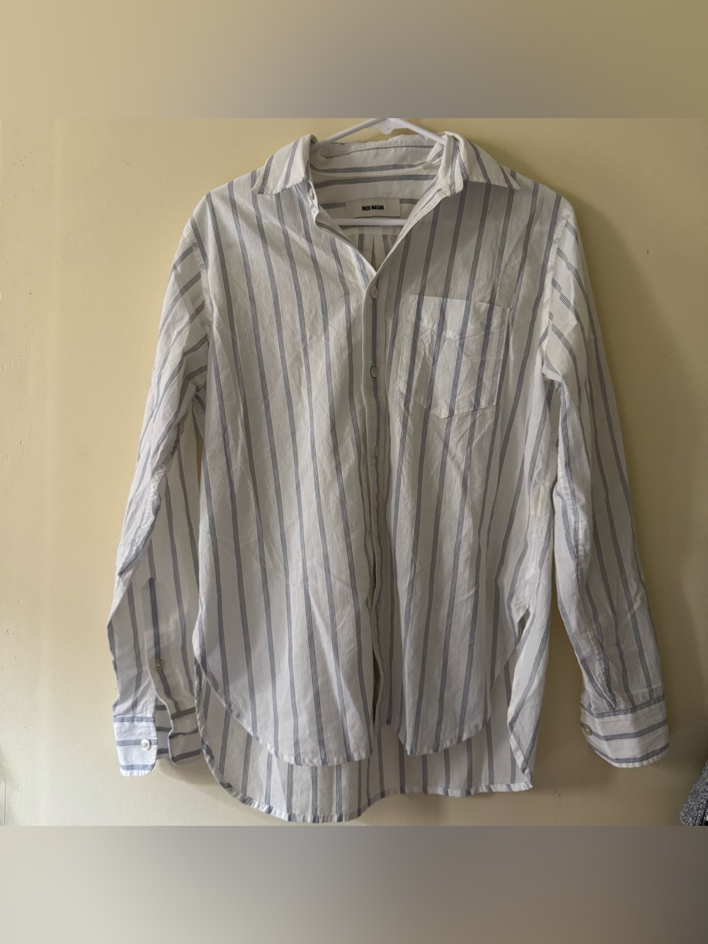 Buck Mason Mainstay Cotton Striped Shirt 🤍